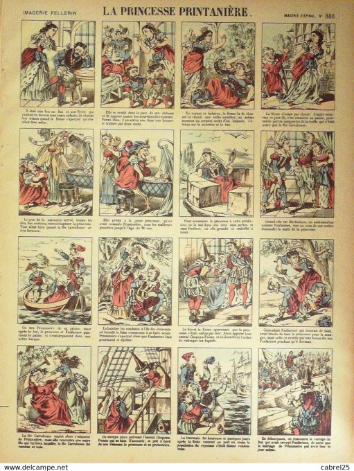 La Princesse Printaniere (Pellerin d'epinal)