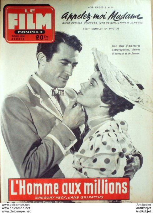 L'homme aux millions Gregory Peck Ronald Squire Jane Griffiths