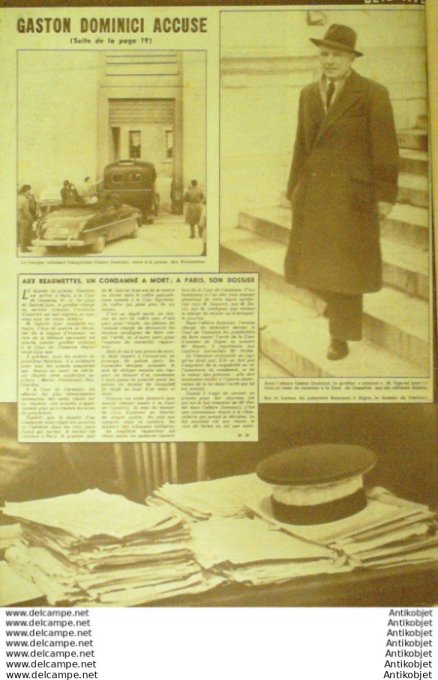Détective 1954 # 441 Coulommiers Le Crotoy Soissons Bouzy