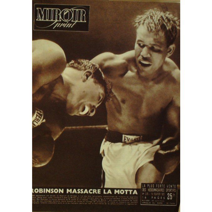 Miroir Sprint 1951 #  245 19 Fév Ronde Aux La Motta Robinson Stock Shem Ama Dauthuille