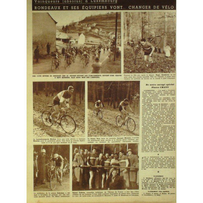 Miroir Sprint 1951 #  245 19 Fév Ronde Aux La Motta Robinson Stock Shem Ama Dauthuille