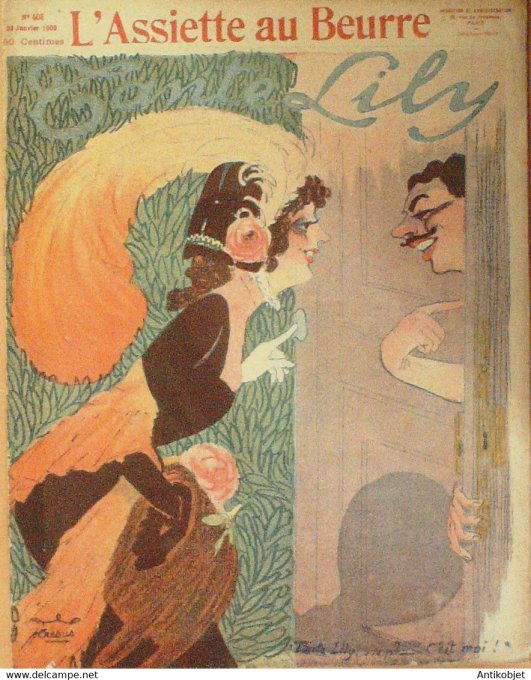 L'Assiette au beurre 1908 # 408 Tante Lily Crésus