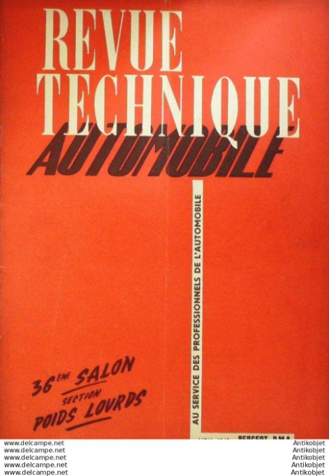 R.T Automobile Peugeot DMA Autocars Benne basculantes 43 # 1949
