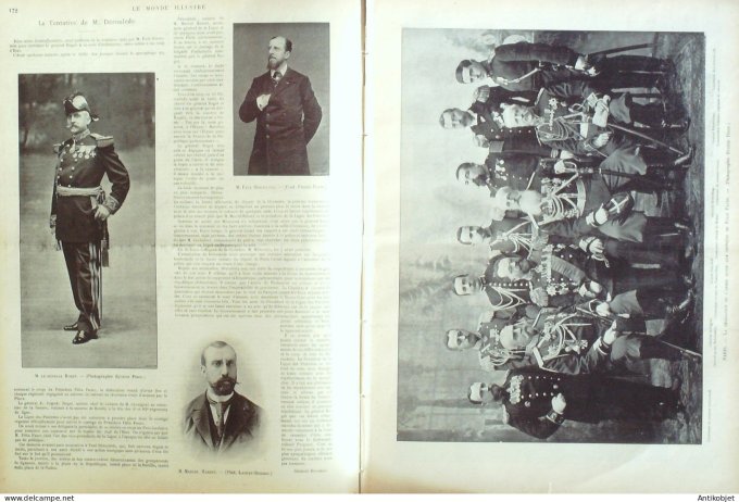 Le Monde illustré 1899 n°2188 Sri Lanka Colombo Kaudy Sèvres (92) Ethiopie