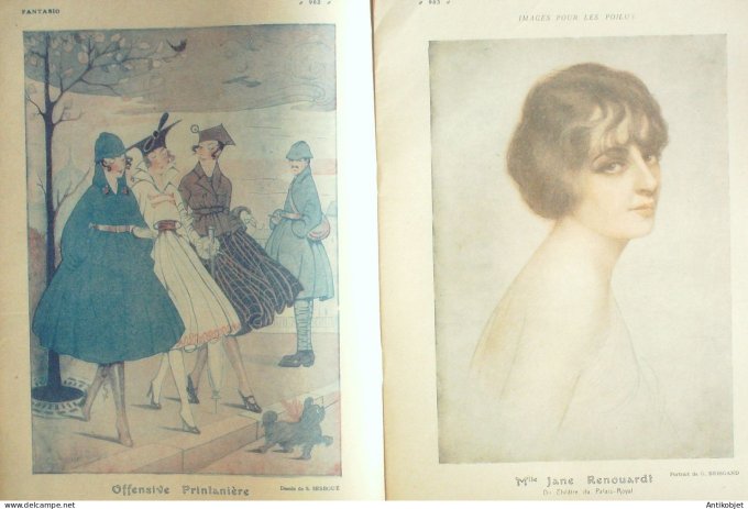 Fantasio 226 1916 Brunelleschi Sesboue Brisgand Roy Touraine Barbier