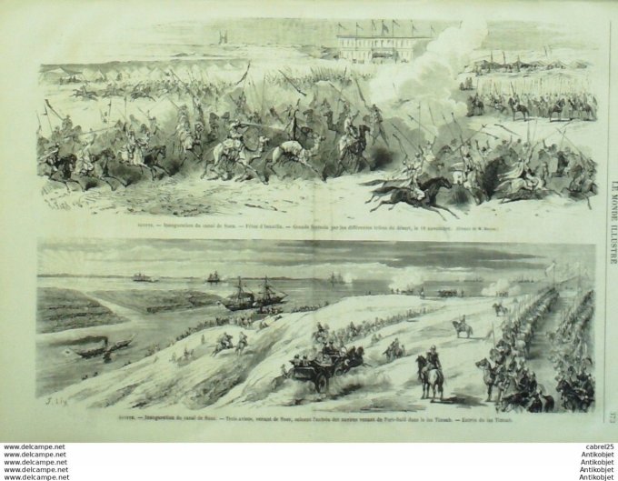 Le Monde illustré 1869 n°661 Egypte Karnak Ramesseum Thebes Lac Tismah Ile Elephantine Bazas(33)