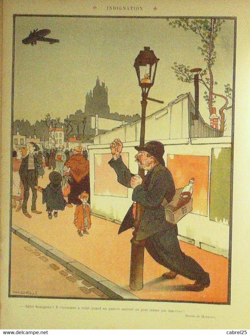 Le Rire 1910 n°375 Pourriol Testevuide Florès Métivet Markous Falké Cadel Hémard