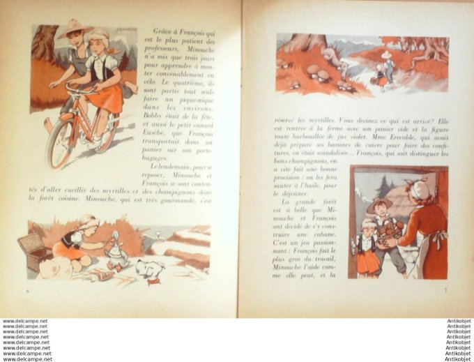 Minouche a  la montagne (Dupuich Go) Eo 1949