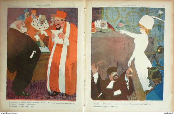 L'Assiette au beurre 1908 # 408 Tante Lily Crésus