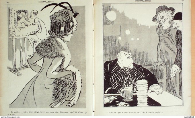 L'Assiette au beurre 1908 # 408 Tante Lily Crésus