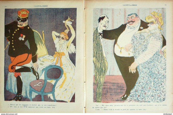 L'Assiette au beurre 1908 # 408 Tante Lily Crésus