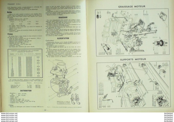 R.T Automobile Peugeot DMA Autocars Benne basculantes 43 # 1949