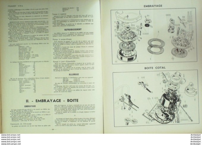 R.T Automobile Peugeot DMA Autocars Benne basculantes 43 # 1949