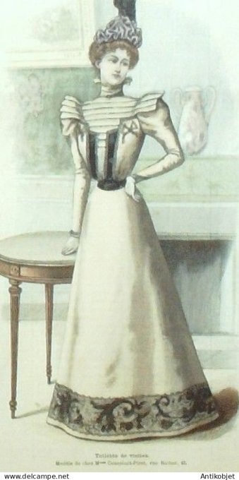 La Mode illustrée journal 1897 n° 39 Toilette de visites