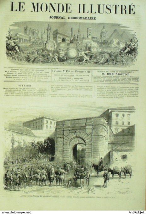 Le Monde illustré 1869 n°656 La Réunion Mafat de St-PaulTurquie Constantinople Pera Unkiad Skelassi 