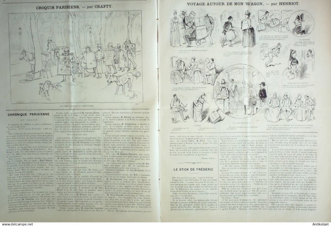Mode illustree  1877 Lot de 11 journaux