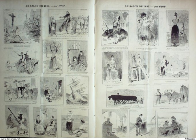 Le Journal Amusant 1889 # 1705 Nos bobonnes par Gautier