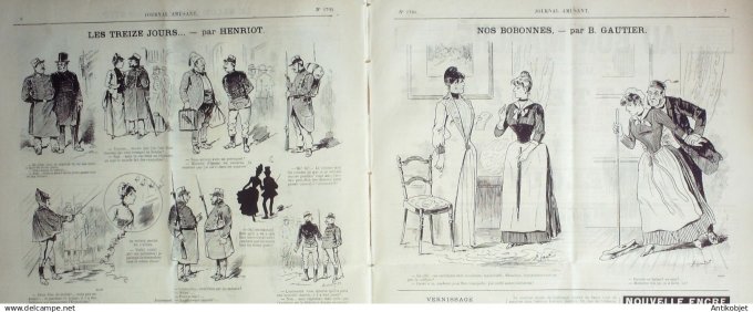Le Journal Amusant 1889 # 1705 Nos bobonnes par Gautier