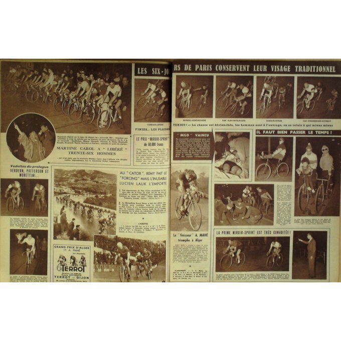 Miroir Sprint 1951 n° 247 5/3 PATTERSON MORETTINI CARRARA LAPEBIE VERDEUN 6J PARIS