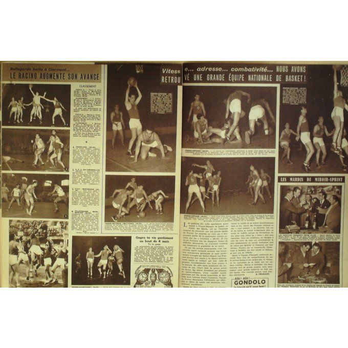 Miroir Sprint 1951 #  247 5 Mar Patterson Morettini Carrara Lapebie Verdeun 6j Paris