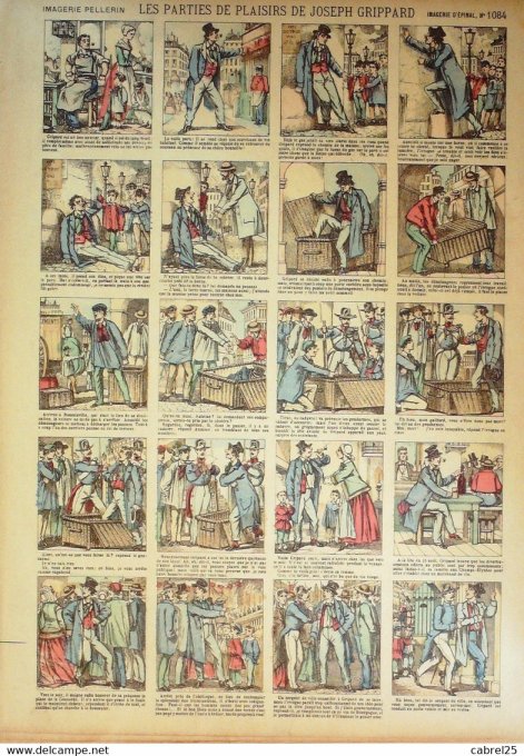 Les Parties  de Plaisirs  de Jodeph Grippard (Pellerin d'epinal)