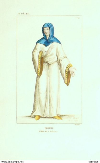 Berthe Fille De Lothaire 10ème 1852