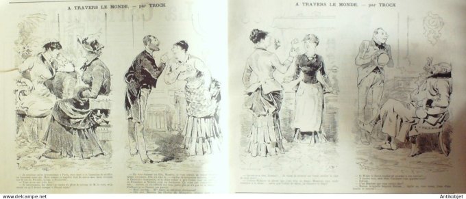 La Caricature 1883 #208 Recherche de Paternité Draner Trock