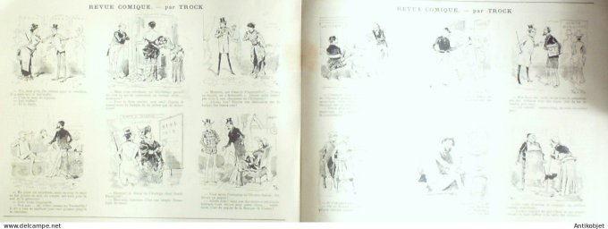 La Caricature 1883 #208 Recherche de Paternité Draner Trock