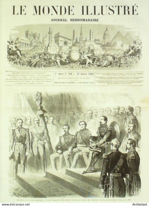 Le Monde illustré 1863 n°301 Rome Fienarolles Capoue Grèce costumes Marseille Pey berland (33)