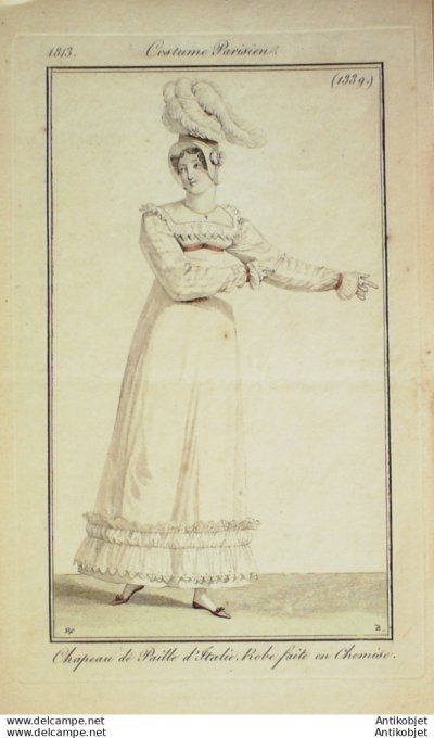 Gravure de mode Le Bon Ton 1847 n° 8