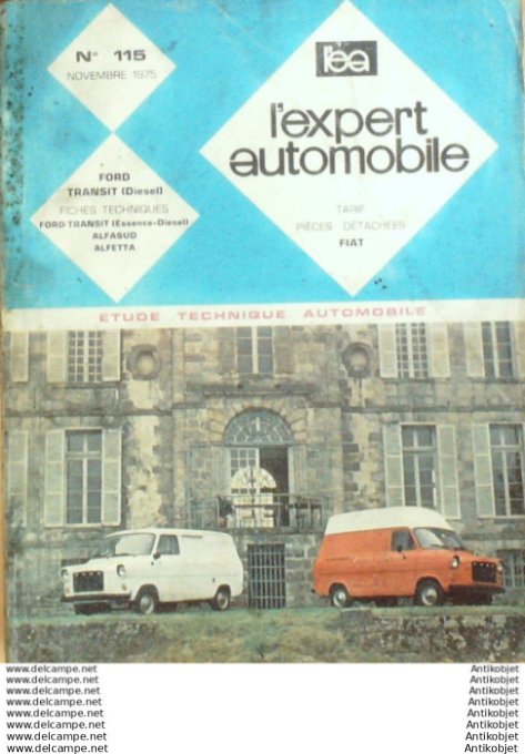 R.T Automobile Ford Transit Alfetta & Alfasud L'expert  # 115