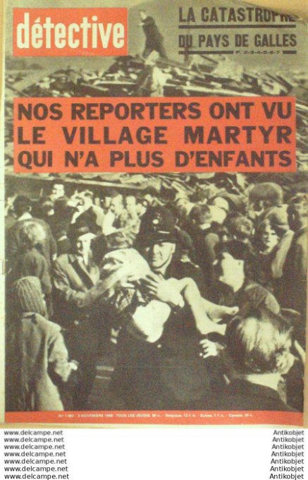 Détective 1966 # 1062 Albi Mérignac Cosne/Loire Nancy Mérignac Beautor