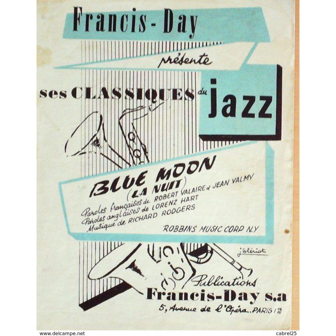 Day Francis Blue Moon Jazz Band 1934