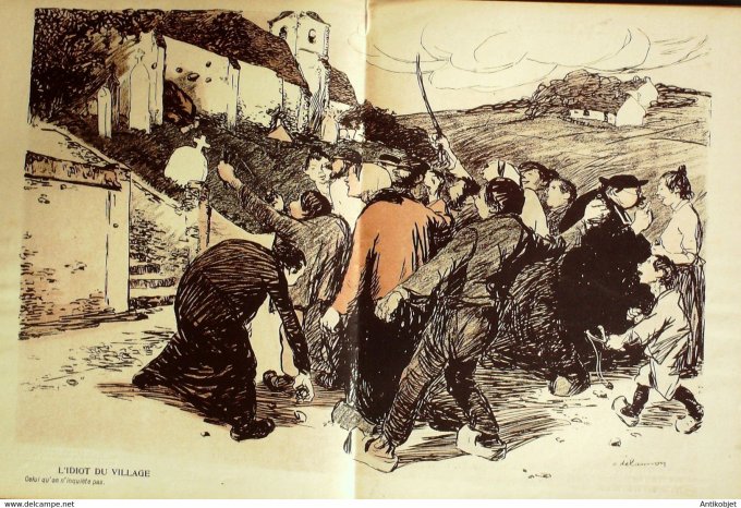 L'Assiette au beurre 1904 # 173 Asiles et fous Delannoy