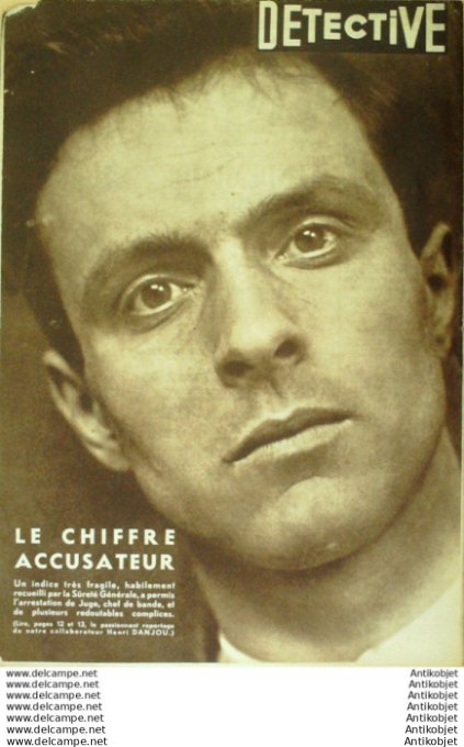 Détective 1934 # 315 Draguignan Orgemont Belfort Coustolle Fronsac