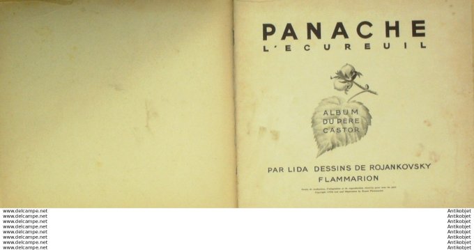 Pere Castor Panache l'ecureilL (Rojankovsky texte Lida) Eo 1934