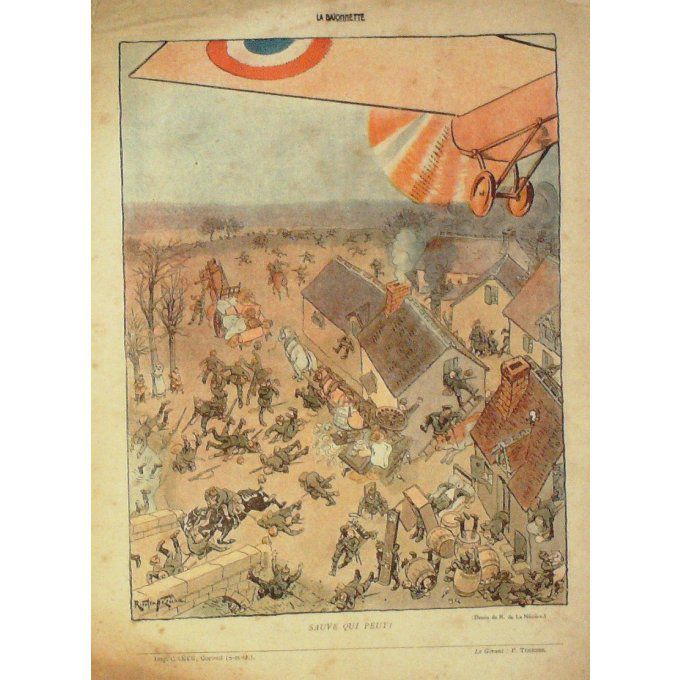 La Baionnette 1915 n°024 (Nos aviateurs) POULBOTICART HEROUARD JARACH NAM