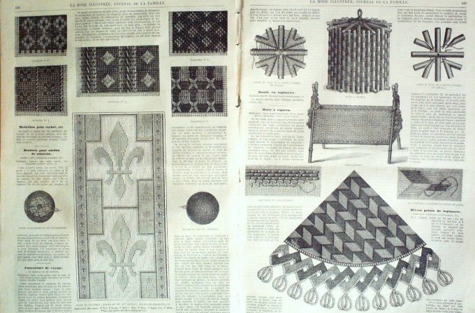 Journal Mode illustrée 1868 # 24 Robes de ville