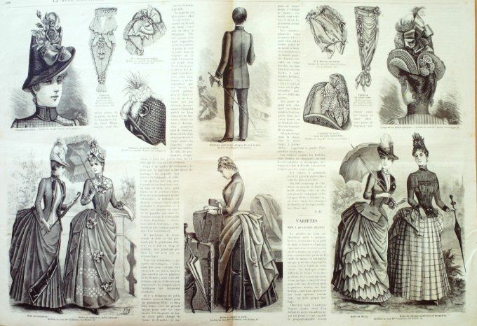 Journal Mode illustrée 1887 # 24 Costume de garçon