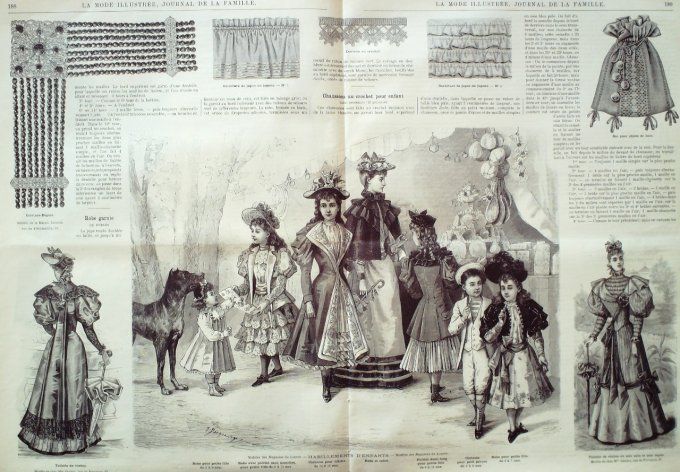 Journal Mode illustrée 1893 # 24 Costume de voyage