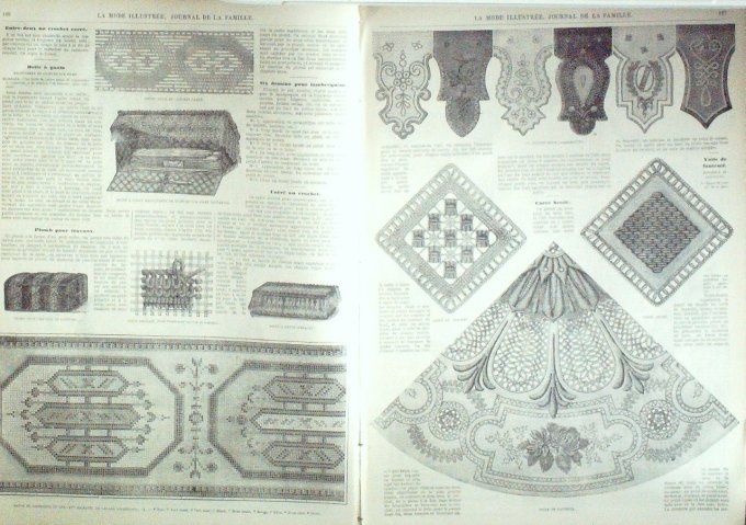 Journal Mode illustrée 1869 # 24 Toilettes de ville