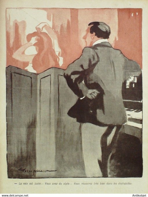 L'Assiette au beurre 1903 # 117 L'Empereur la traite des blanches