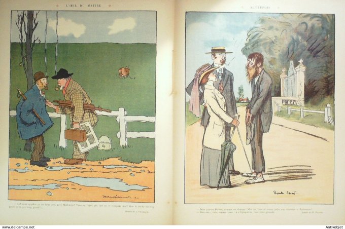Le Rire 1912-06- 1 # 487 Journal humoristique Ed.Originale Mari trompe