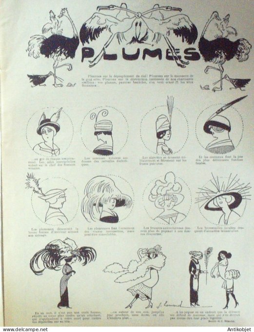 Le Rire 1913-04- 5 # 531 Journal humoristique Ed.Originale Gosses