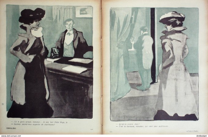 L'Assiette au beurre 1903 # 117 L'Empereur la traite des blanches