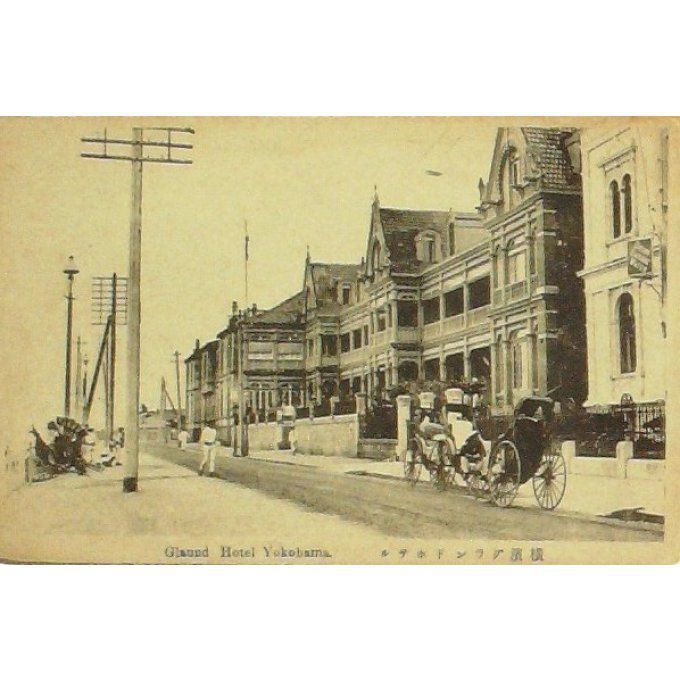 Cpa Japon Yokohama Hôtel 1906