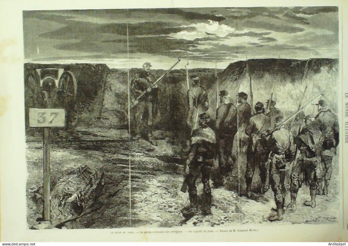 Le Monde illustré 1870 n°711 St-Ouen (95) Bagatelle (92) Versailles (78)