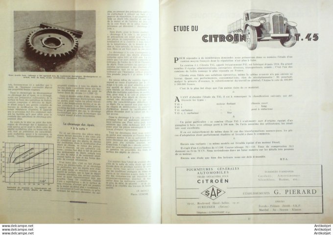 R.T Automobile Citroën T 45 Chromage 22 # 1948
