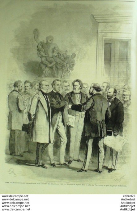 Le Monde illustré 1869 n°663 Italie Rome Sedia Gestatoria Usa Colorado Grèce Apollonius à Corinthe