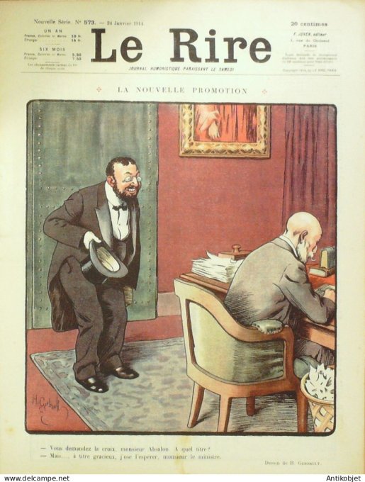 Le Rire 1914-01-31 # 574 Journal humoristique Ed.Originale Pays Normand